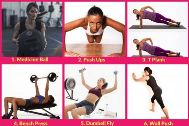 Exercises for sagging breasts